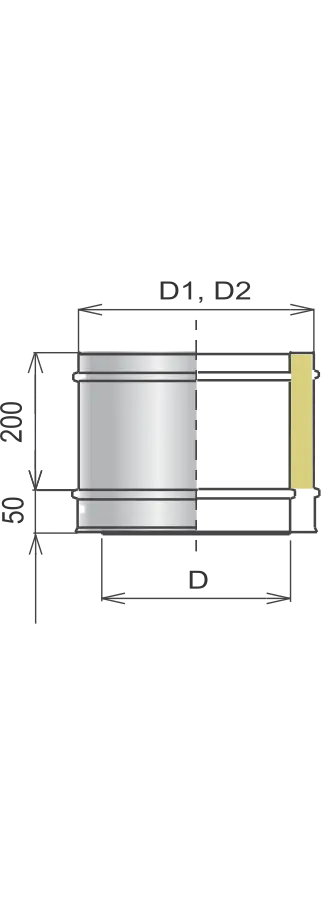 V25 F050 Вставка L-250 утепл.