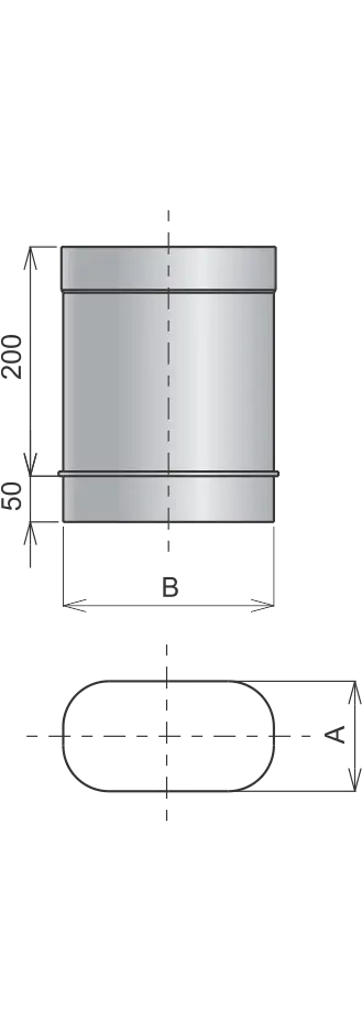 V25 F050 Вставка-овал L-250