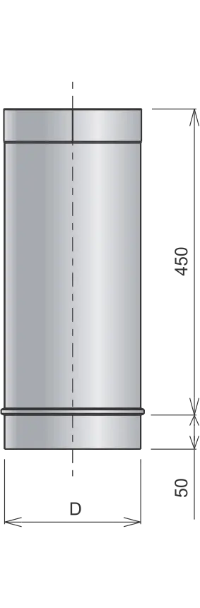 V50 F050 Вставка L-500 мм