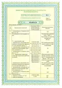 Техническое свидетельство ТС 05.6054.26 на элементы дымотрубных систем из нержавеющей стали, подтверждающее пригодность продукции для применения в строительстве.